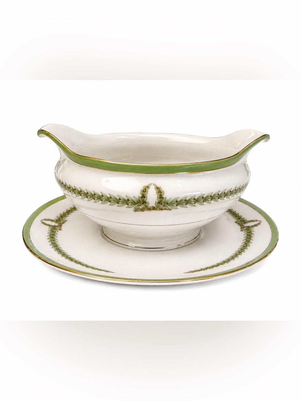 Gravy Boat with Attached Underplate Baronet Lyric